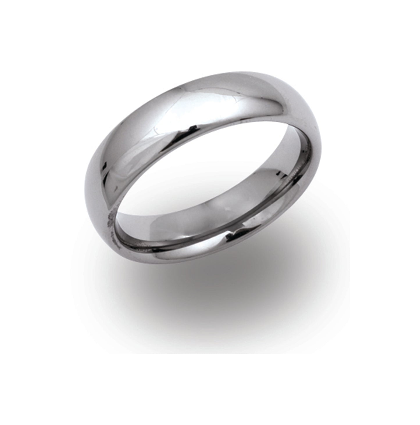 Tungsten carbide wedding band