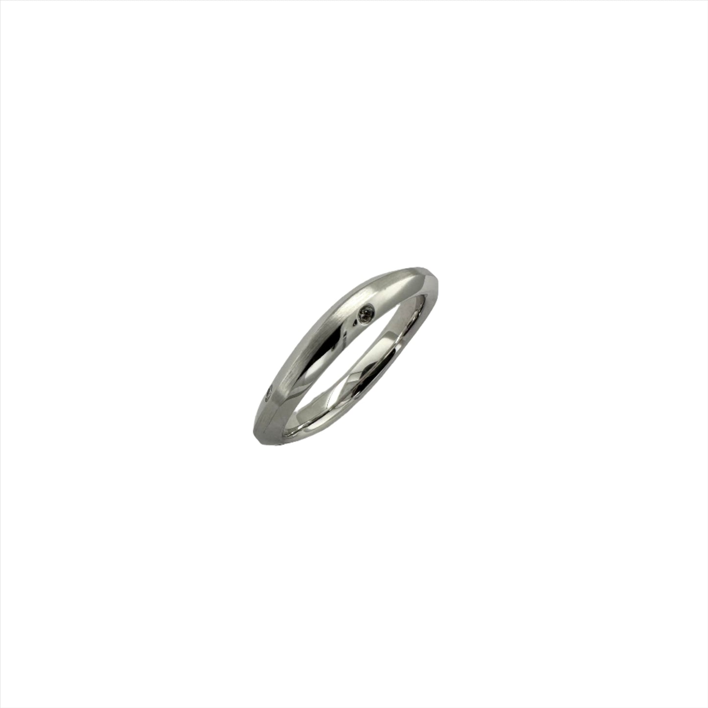 18ct white gold diamond wedding band. Henry D Johnstone Jewellers. Alderley Edge, Poynton, Cheshire.