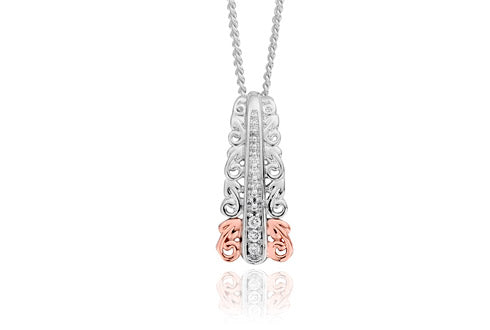 Clogau 'Am Byth' tree of life filigree pendant - 3SABP03.