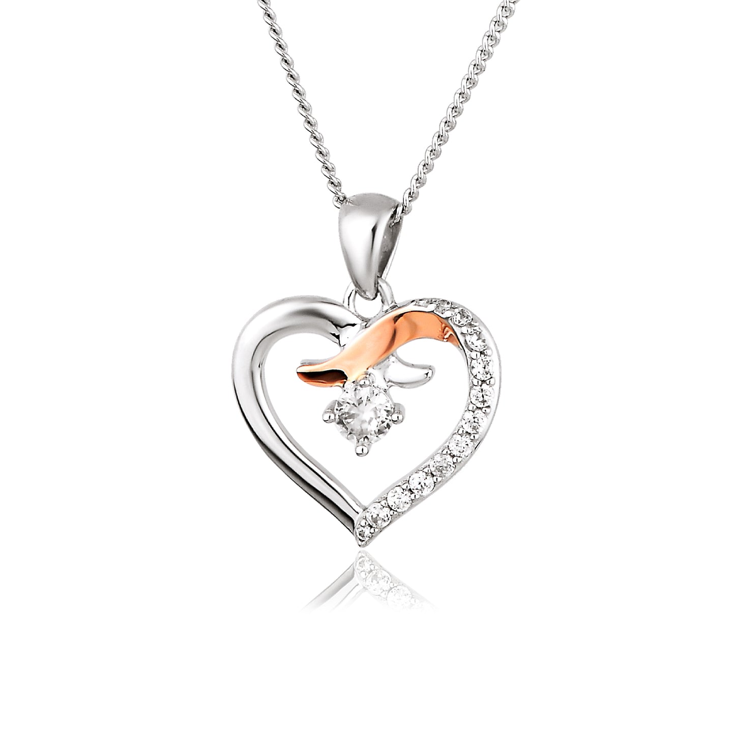 Clogau 'Kiss' pendant - 3SCGKP.