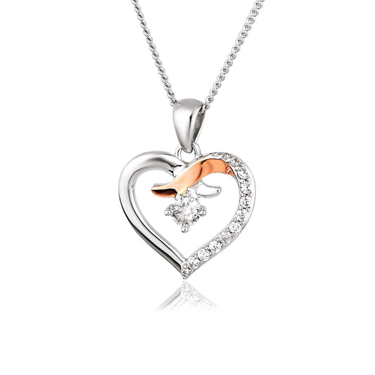 Clogau 'Kiss' pendant - 3SCGKP.