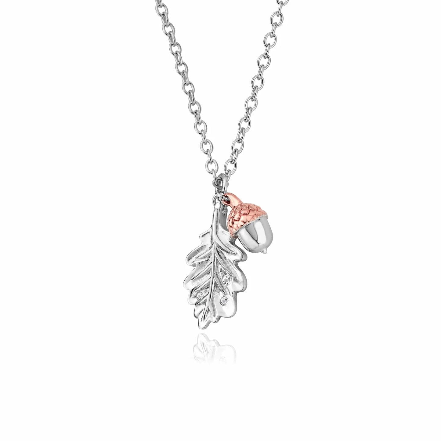 Clogau 'Royal Oak' leaf pendant - 3SROKDP