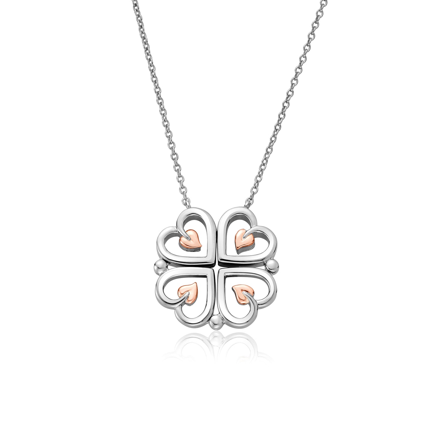 Clogau Sterling silver Heart Necklace - 3STOL0623