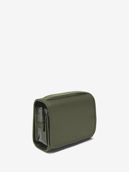 Stackers hanging wash bag - Olive green.