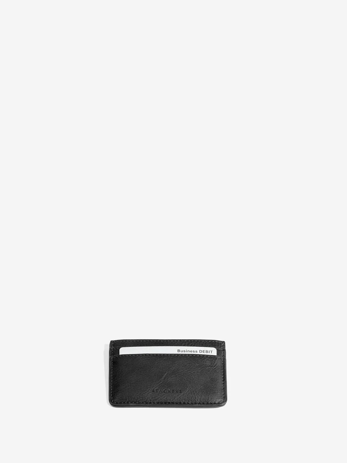 Stackers card sleeve - Black.