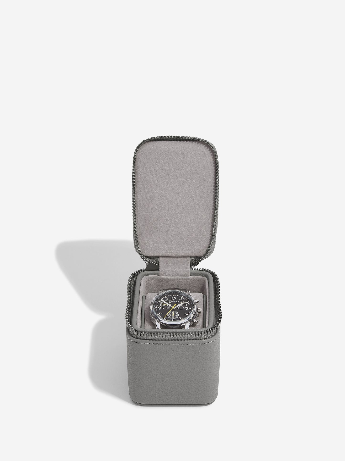 Stackers Zipped Travel Watch Box Grey