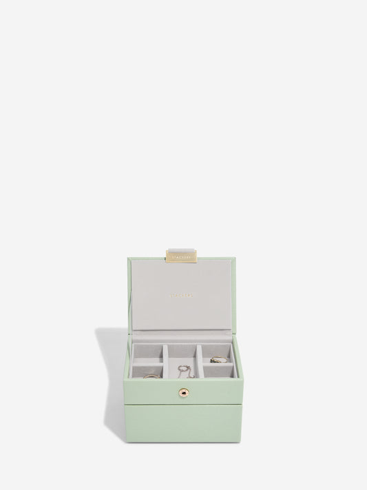 Stackers Micro Jewellery Box Sage Green