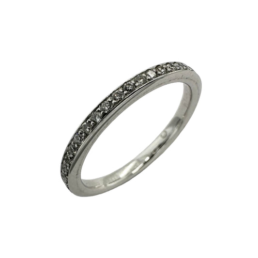 Round Brilliant Cut Diamond Grain Set Band