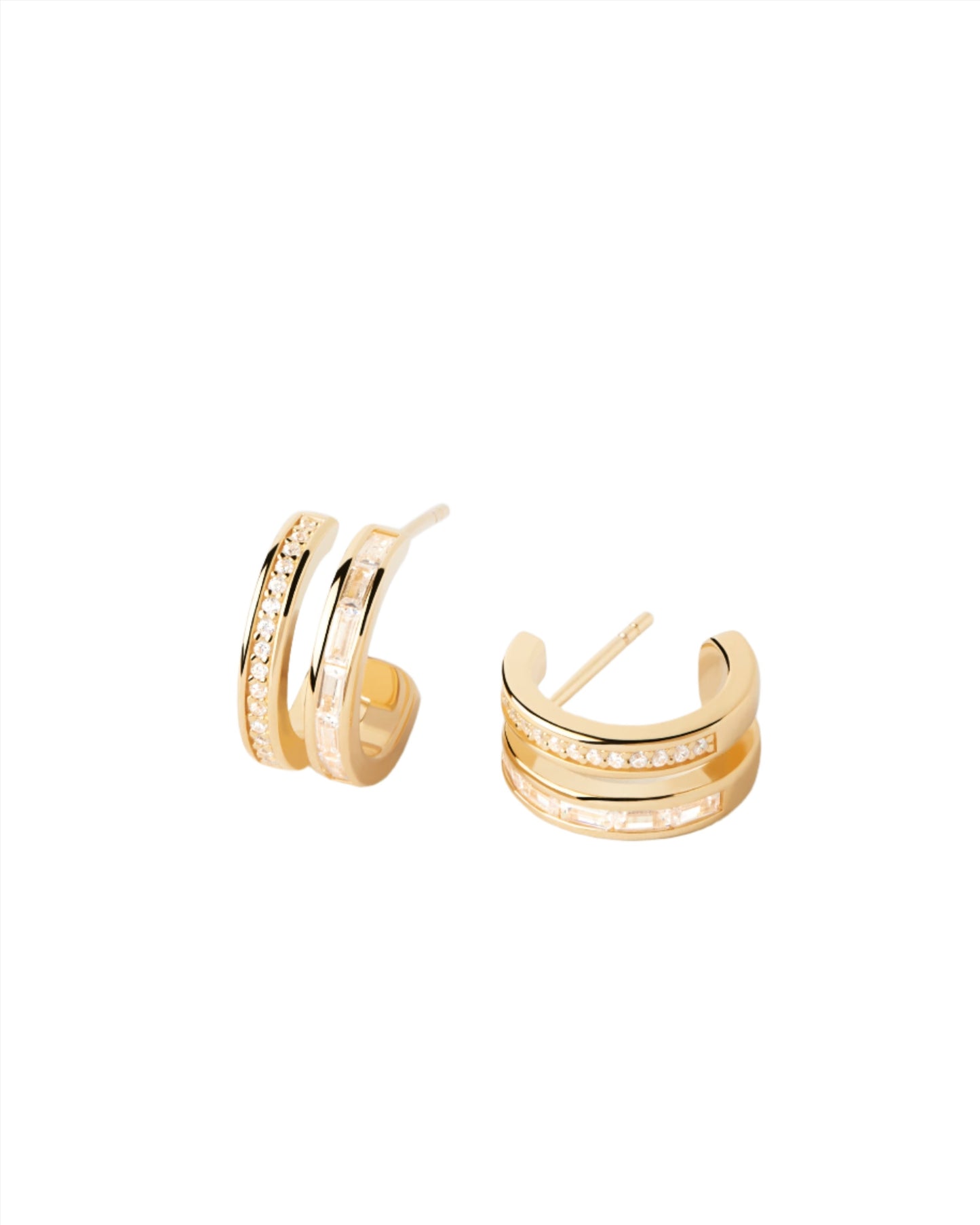 PD PAOLA Bianca Double Band Hoop earrings - AR01-968-U