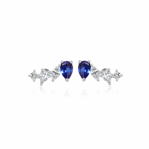 Carat sterling silver 'Abigail' studs - CE92W-ABIG-SA