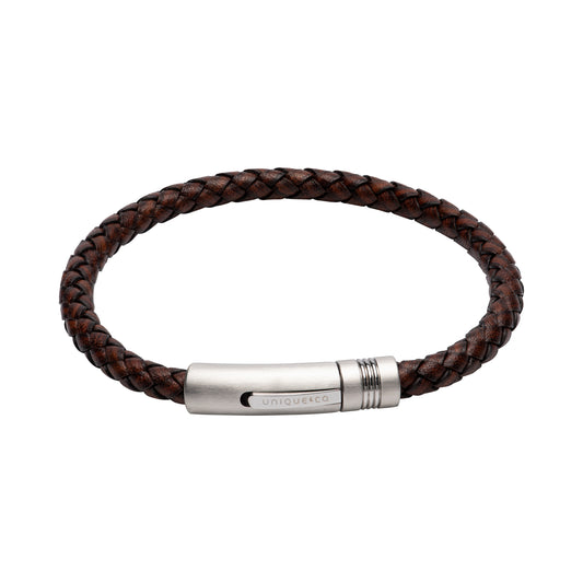 Unique Dark brown Leather Bracelet