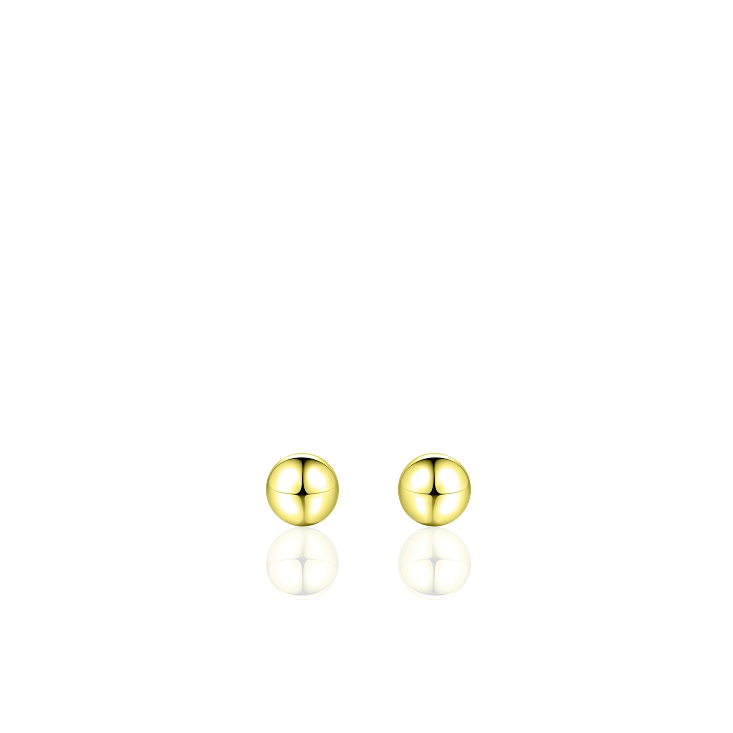Gisser Gold plated Silver Stud Earrings. BO5Y