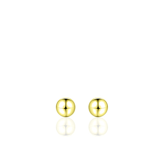 Gisser Gold plated Silver Stud Earrings. BO6Y