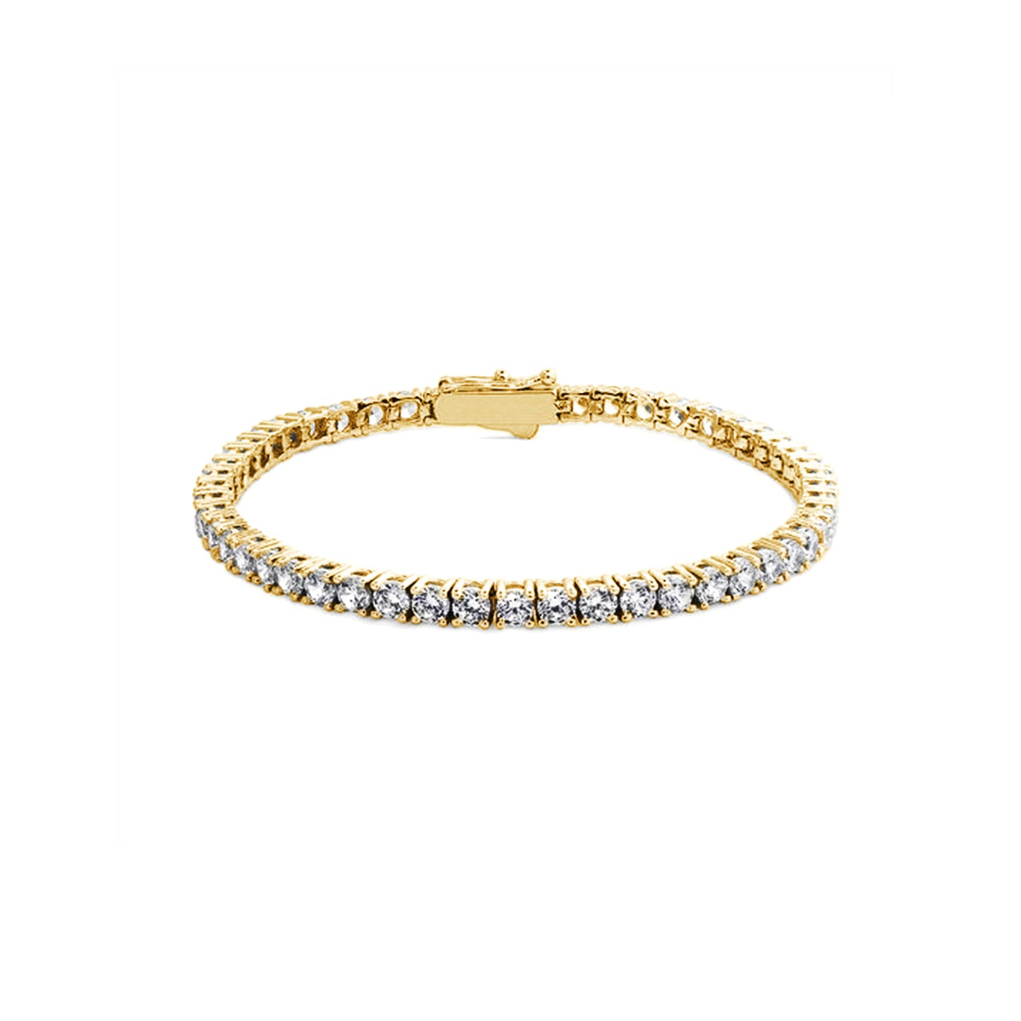 Carat 'Hailey' Round Prong Tennis Bracelet - CB925Y-Hail