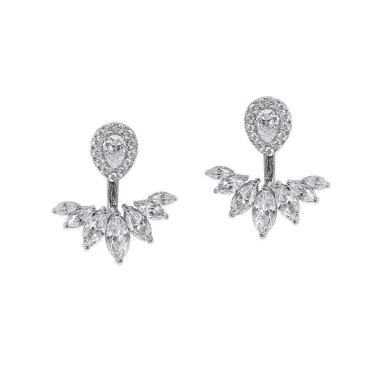 Carat 'Suriya' marquis cut ear jackets - CE925W-SURI.