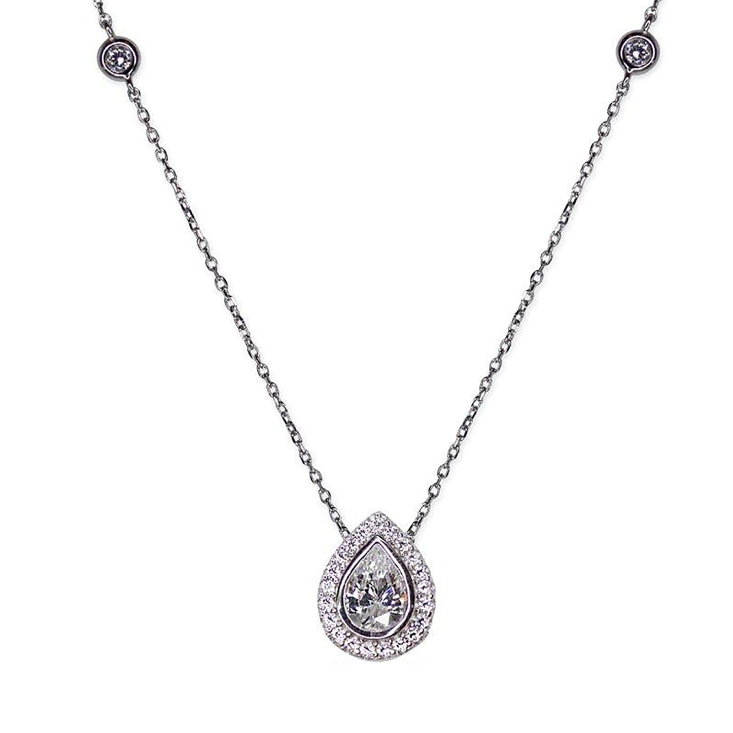 Carat Sterling Silver 'Emile' Necklace - CN925Y - EMIL