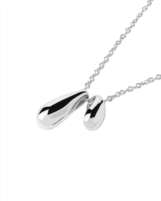 PDPAOLA Sugar Silver Necklace - CO02-606-U