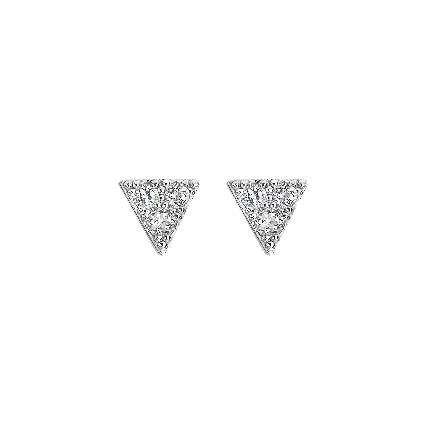 Hot Diamond Triangle Stellar  Earrings  DE746