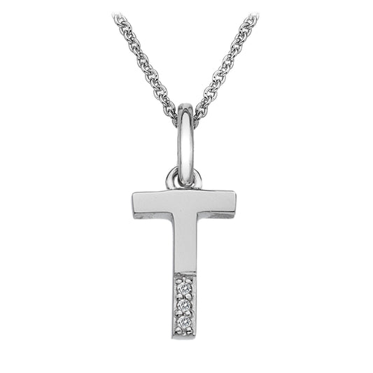Hot Diamonds Love Letter T Micro Pendant DP420.