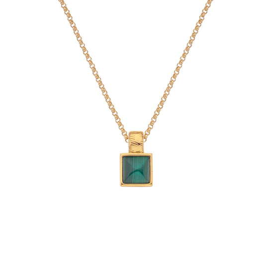 Hot Diamonds ' Revive Malachite' Necklace -  DP844.