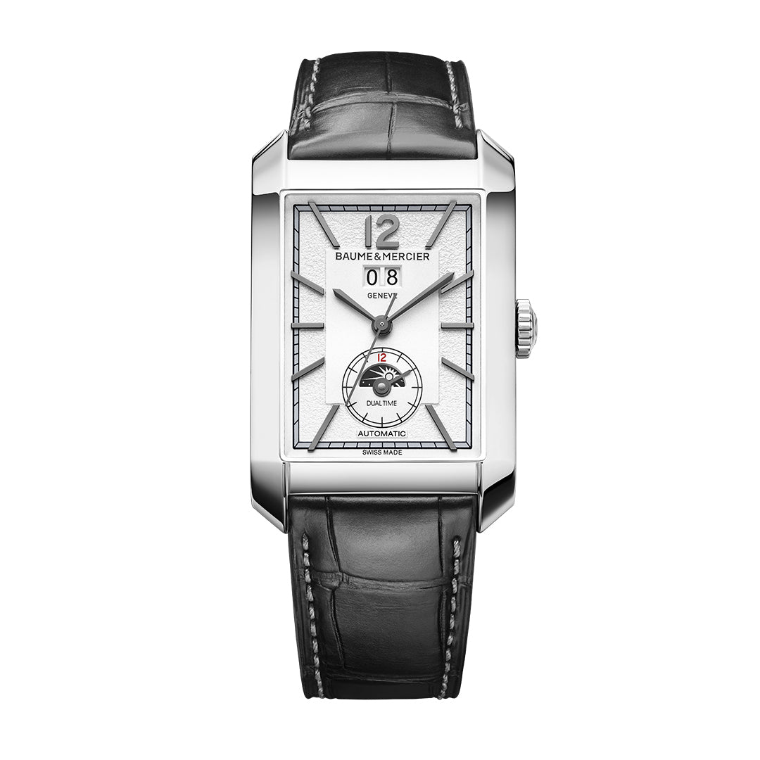 Baume & Mercier Stainless Steel 'Hampton' Automatic Strap Watch. Henry D Johnstone Jewellers. Alderley Edge, Poynton, Cheshire.
