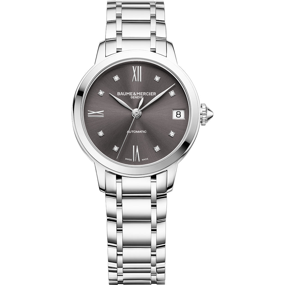 Baume & Mercier 'Classima' Stainless Steel Automatic Bracelet Watch. Henry D Johnstone Jewellers. Alderley Edge, Poynton, Cheshire.