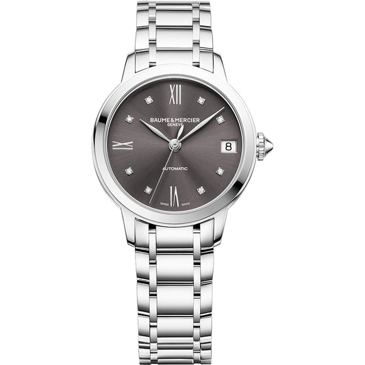 Baume & Mercier 'Classima' Stainless Steel Automatic Bracelet Watch. Henry D Johnstone Jewellers. Alderley Edge, Poynton, Cheshire.