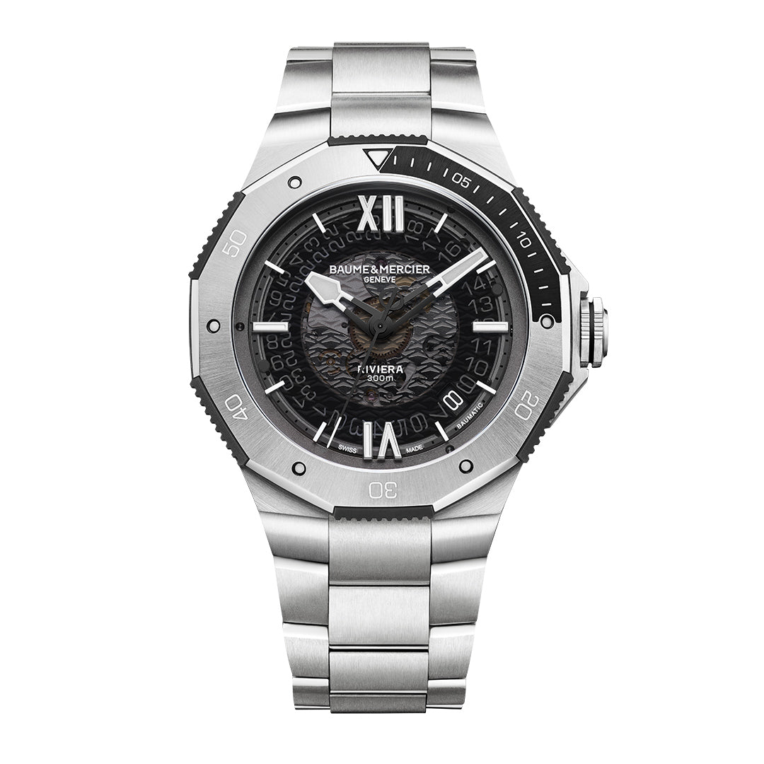 Baume & Mercier stainless steel 'Riviera' bracelet watch - MPA10717.