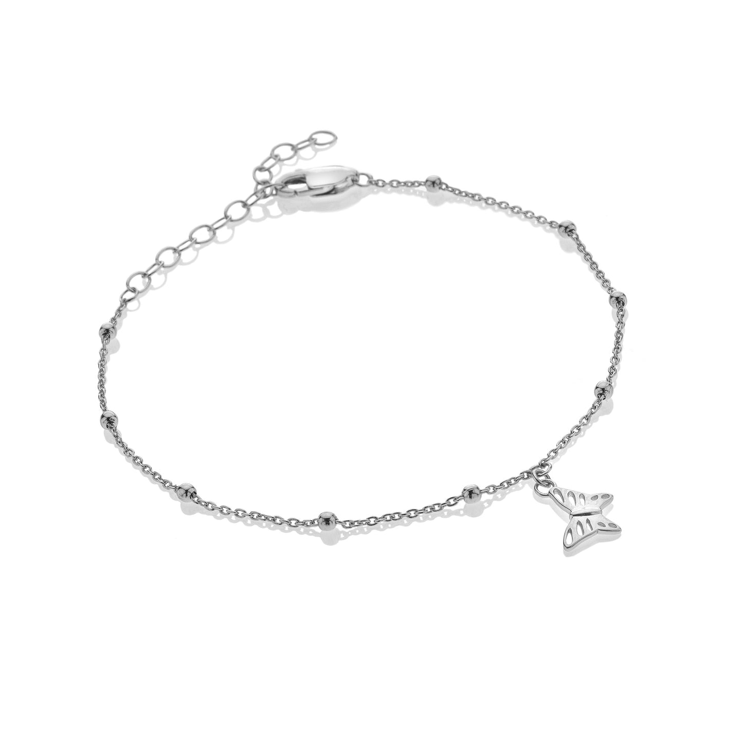 Silver Whisper Brave Bracelet.
