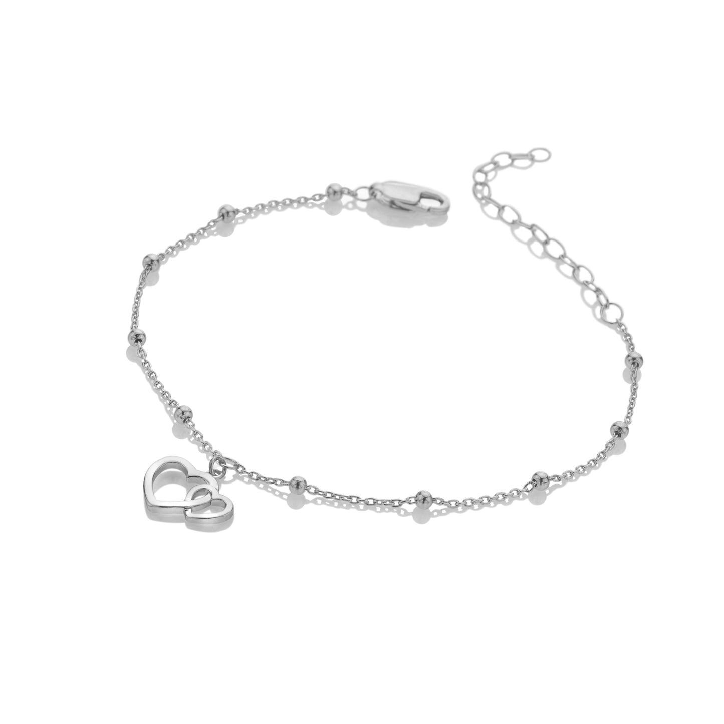 Silver Whisper Sister Bracelet.