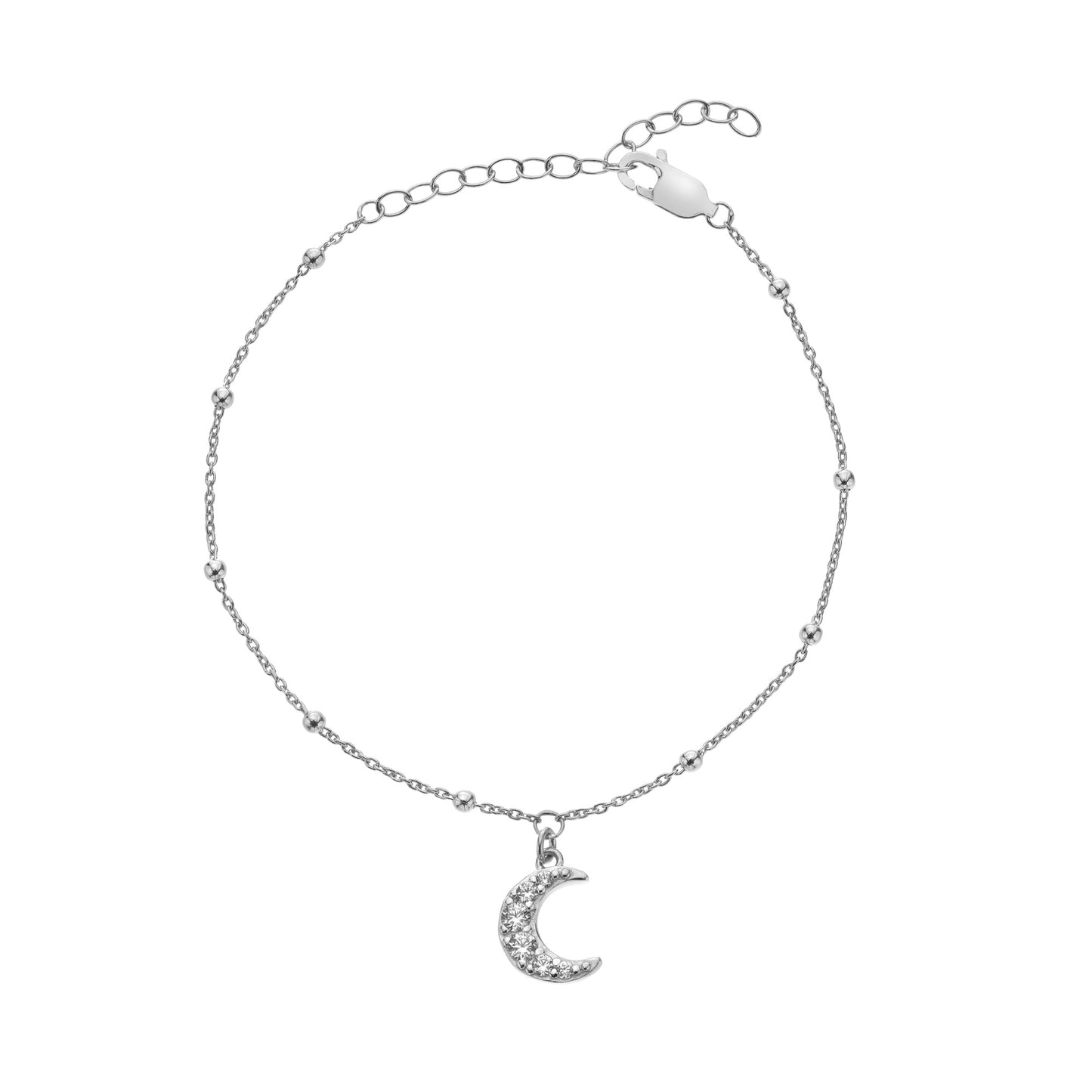 Silver Whisper Love You Bracelet.