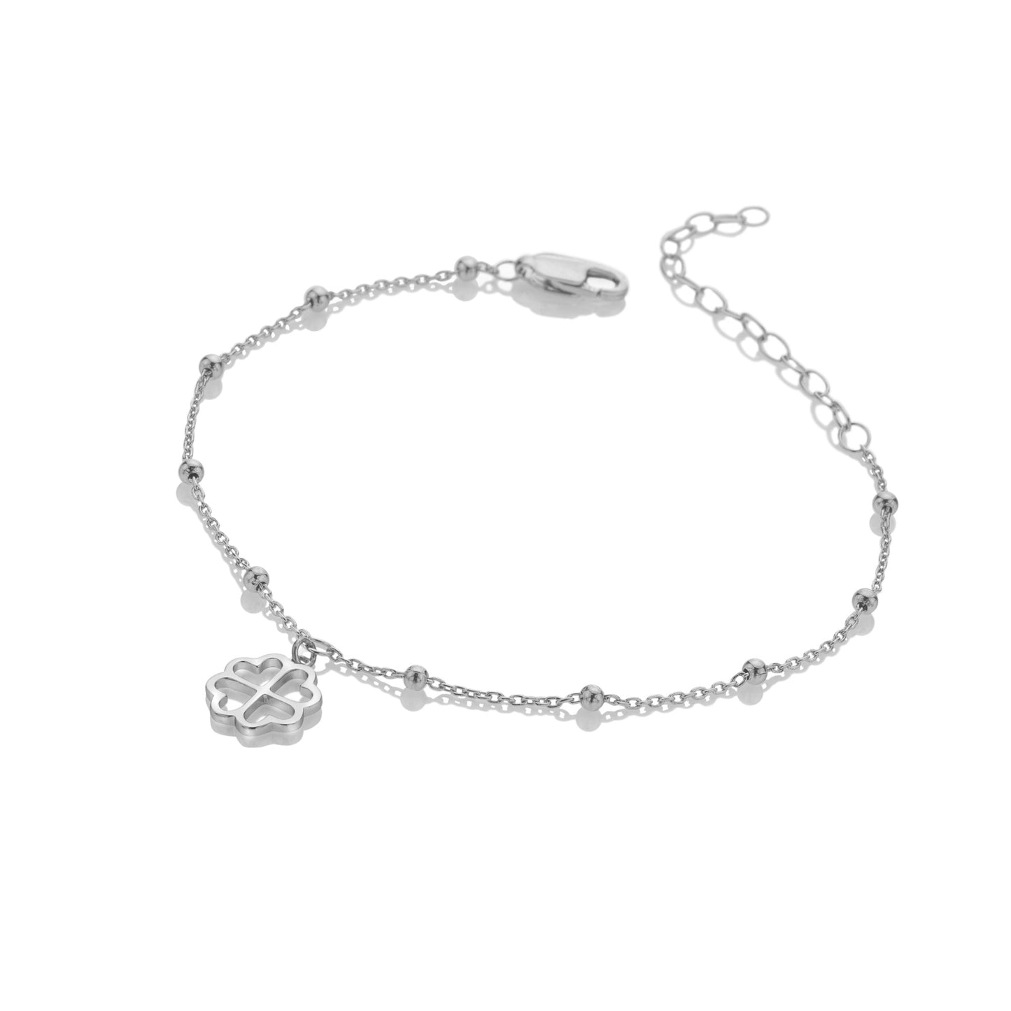 Silver Whisper Good Luck bracelet.