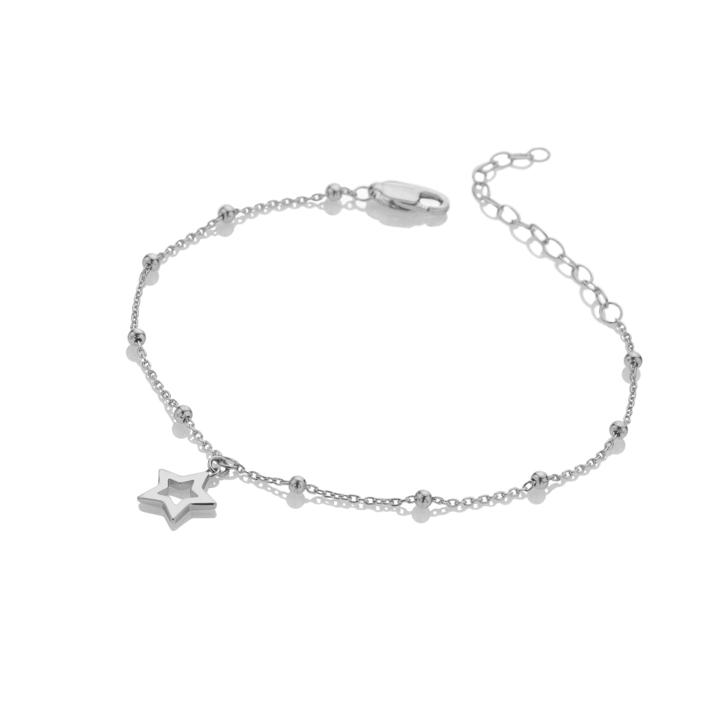 Silver Whisper Graduation Bracelet.