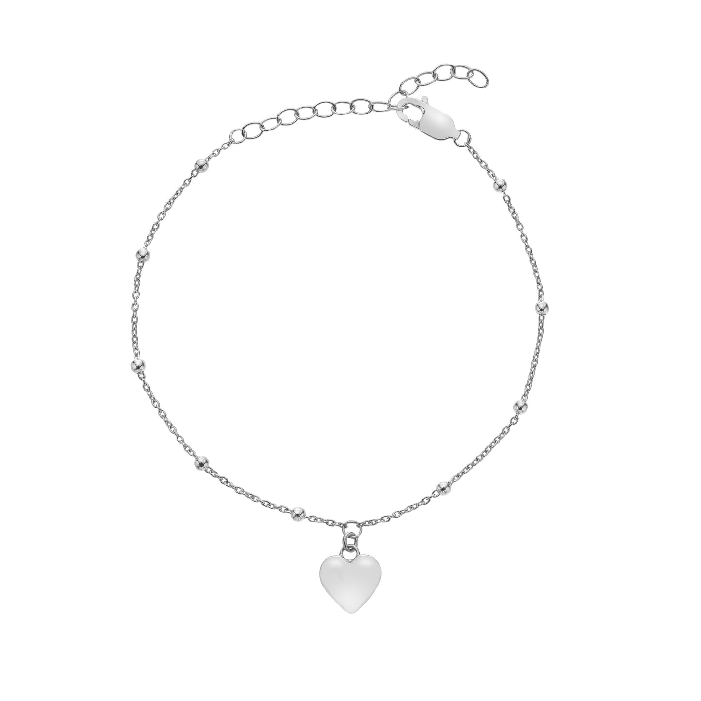 Silver Whisper Thank You Bracelet.