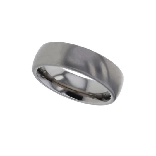 Titanium court profile 6.00mm to 7.0mm ring
