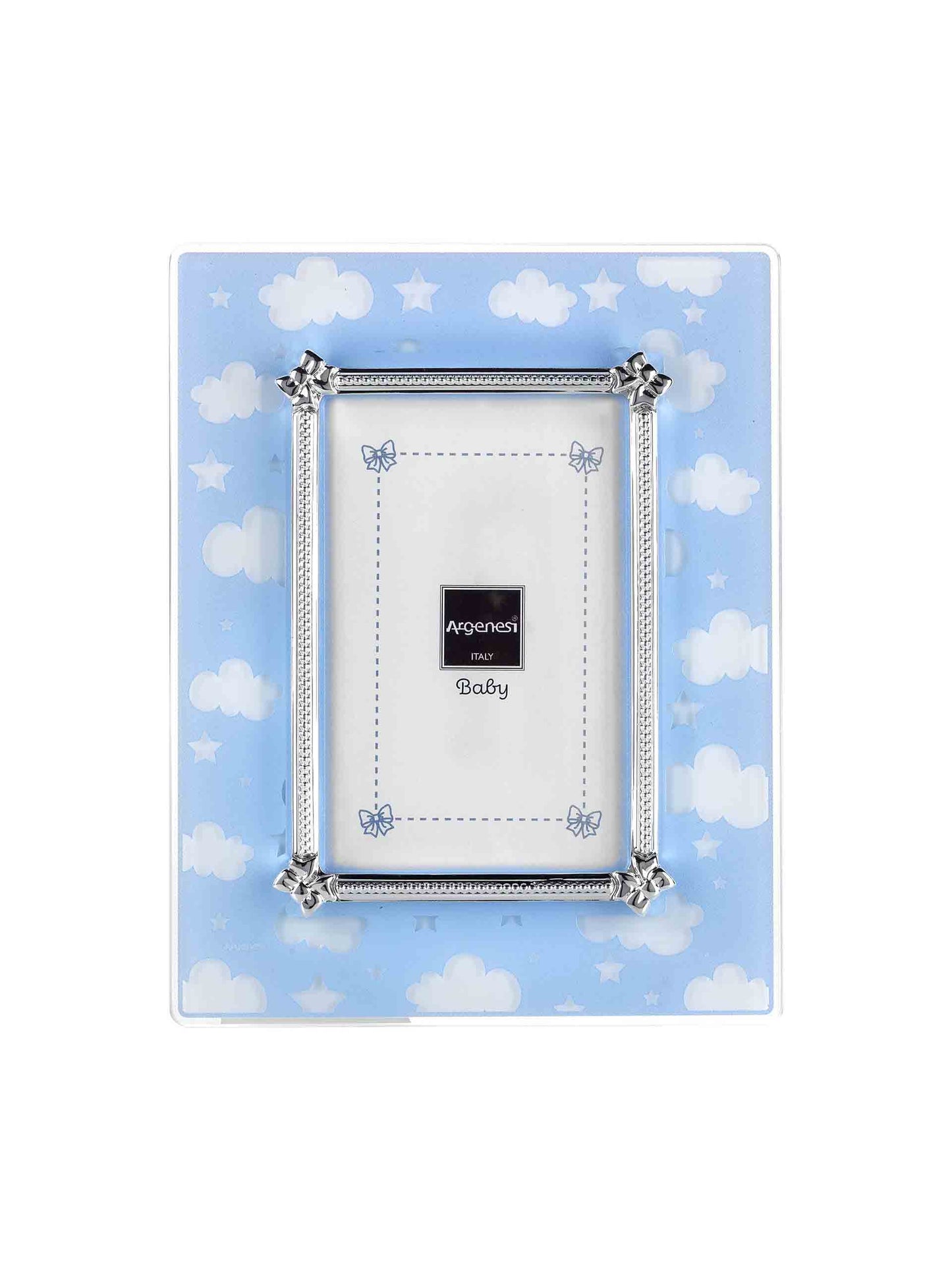 Argenesi 'Nuvolei' silver picture frame - 18cm x 23cm.