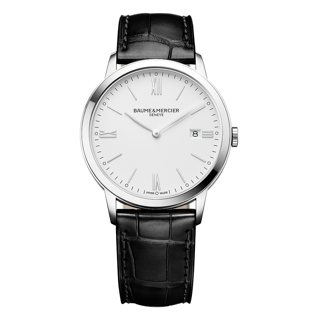 Stainless Steel Baume & Mercier 'Classima' Quartz Strap Watch MOA10323.