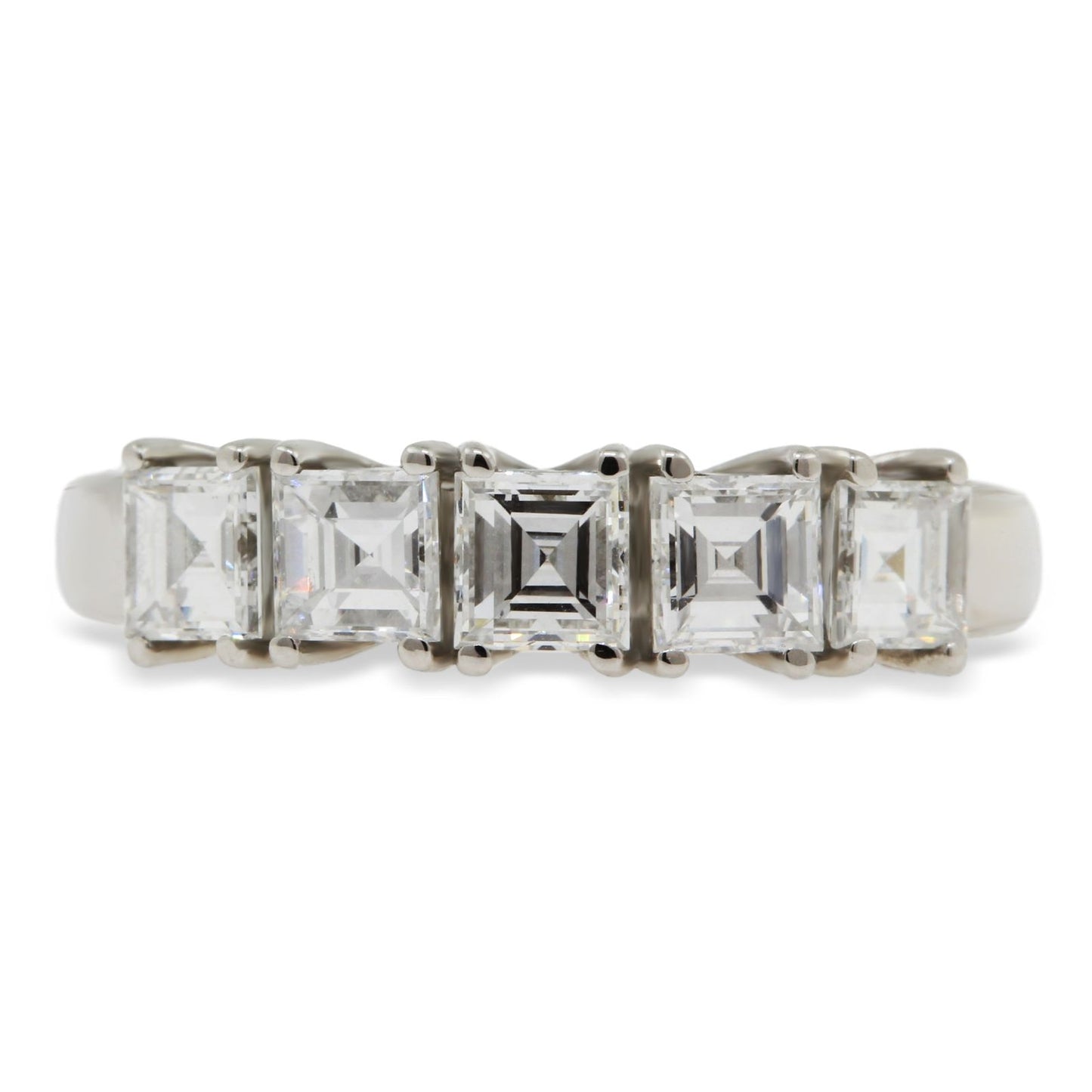 sophisticated diamond anniversary ring