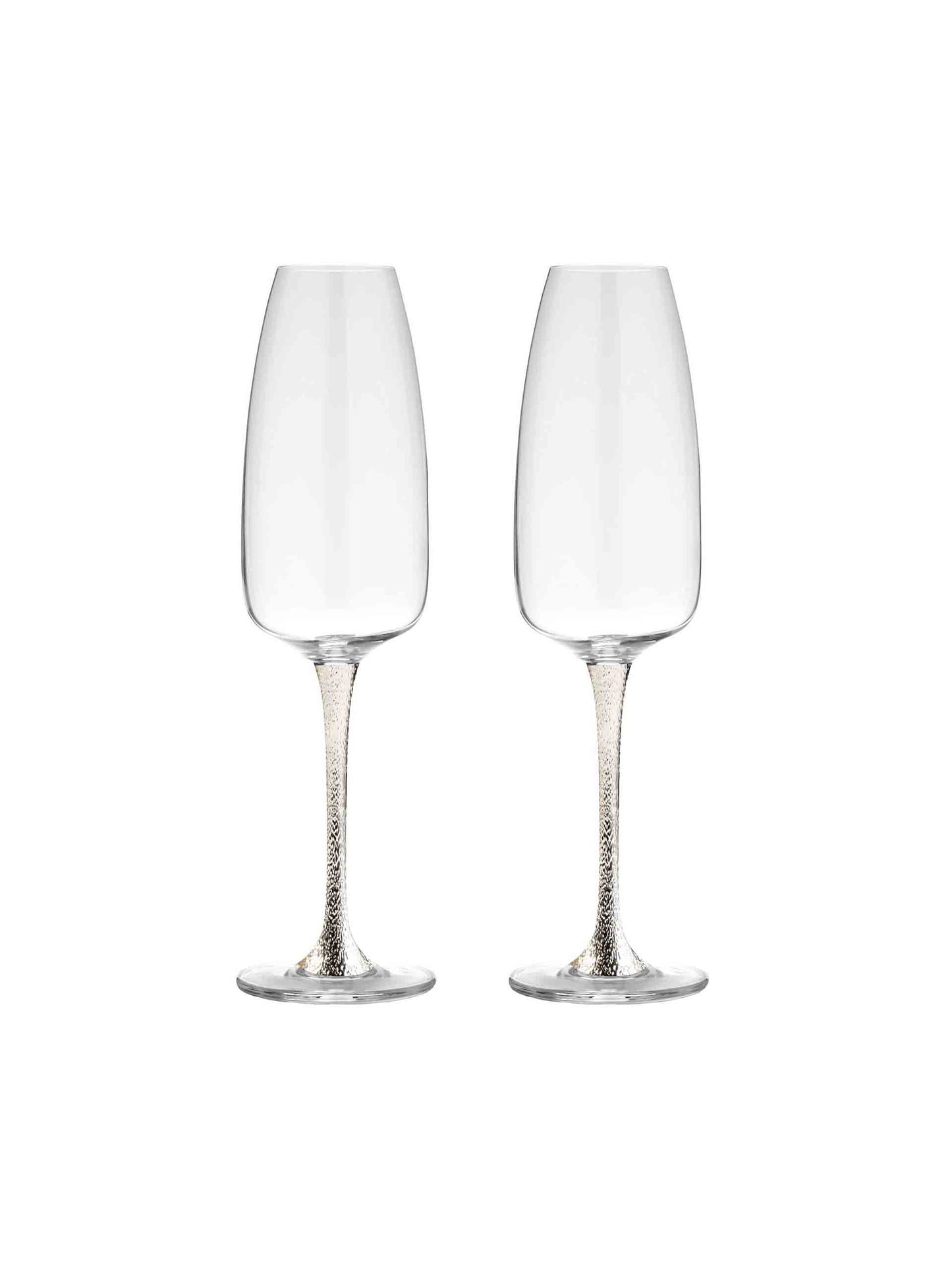 Argenesi 'Canada' silver stem glasses - Set of two.
