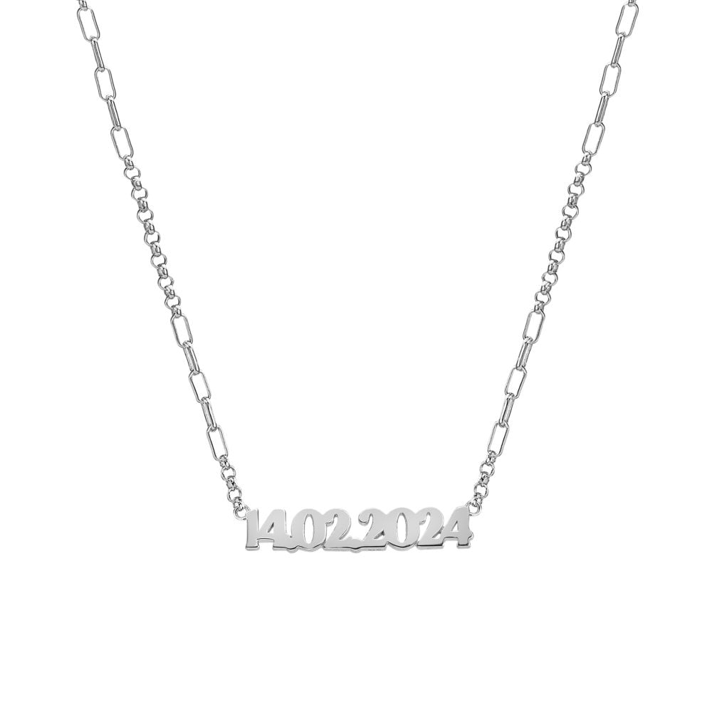 Customisable Silver Name Necklaces