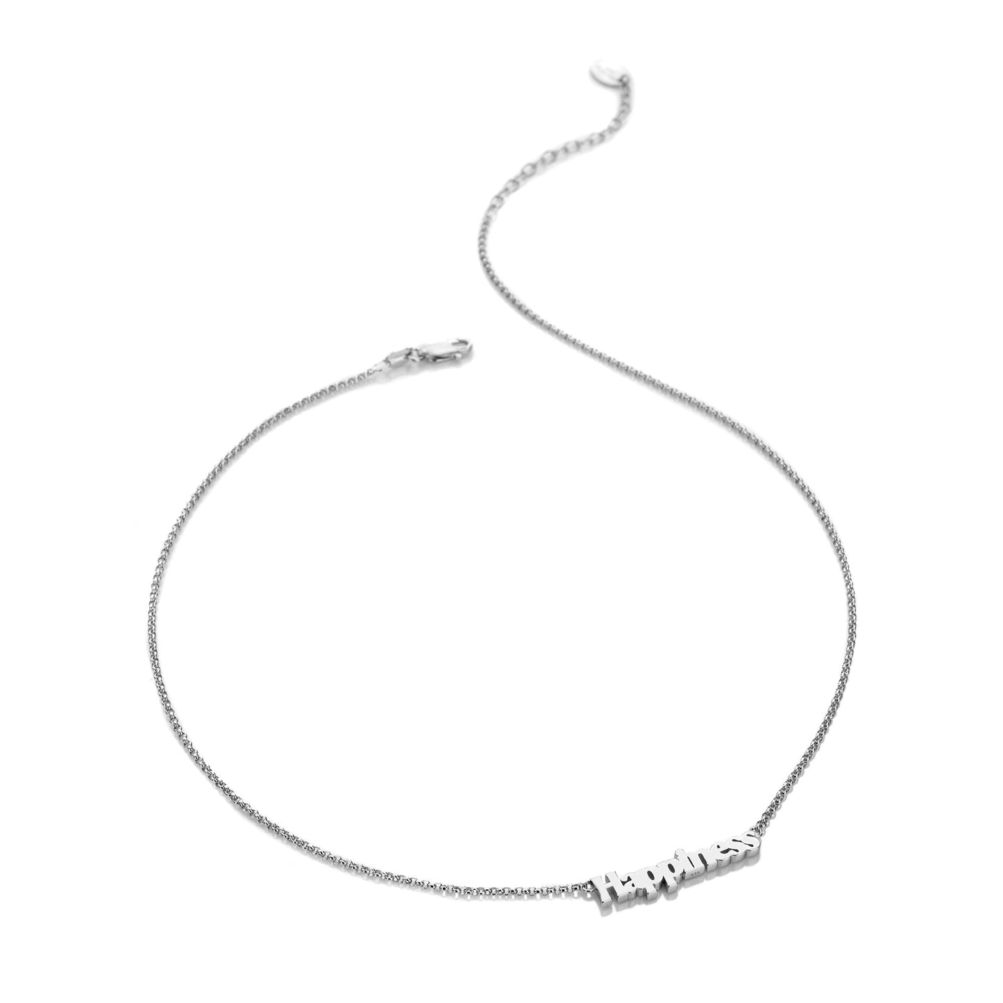 Customisable Silver Name Necklaces