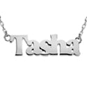 Customisable Silver Name Necklaces