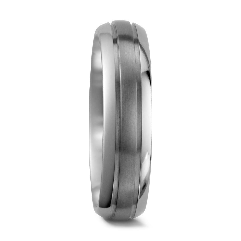 6.0mm matte and polish finish ring. Henry D Johnstone, Alderley Edge, Poynton, Cheshire.