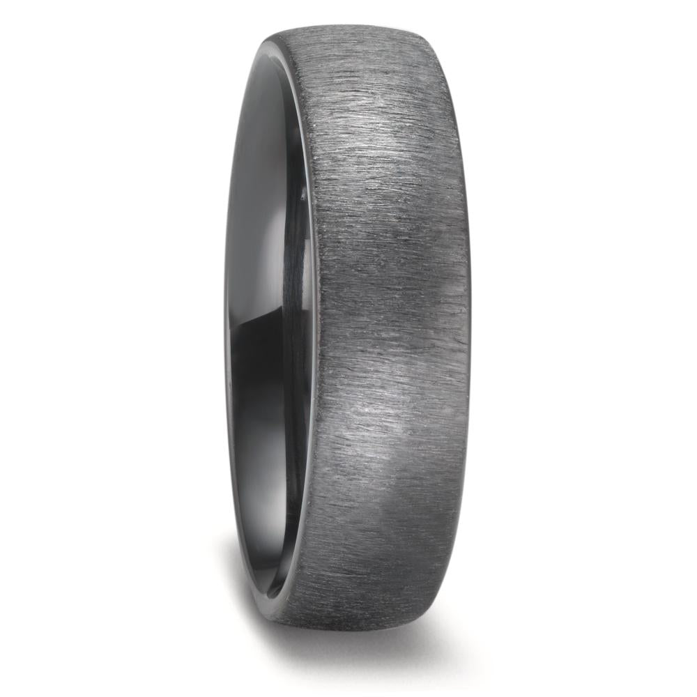 Zirconium wedding band with textured design. Henry D Johnstone Jewellers, Alderley Edge, Poynton, Cheshire.