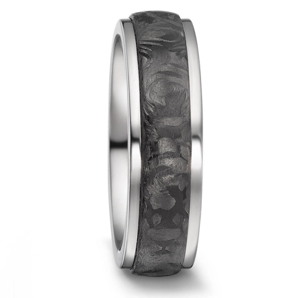 Carbon Fibre & Titanium Band. Henry D Johnstone Jewellers, Alderley Edge, Poynton, Cheshire.