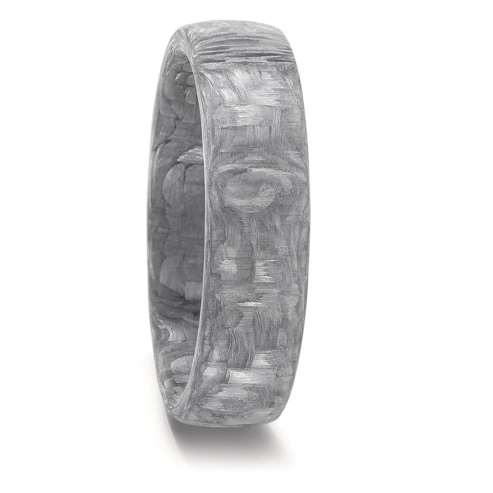 Elegant matte carbon fibre wedding band for men. Henry Johnstone Jewellers, Alderley Edge, Poynton, Cheshire.