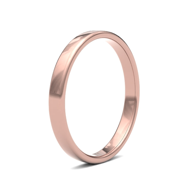 Embrace Comfort and Elegance: Ladies Soft Court Profile Wedding Bands.