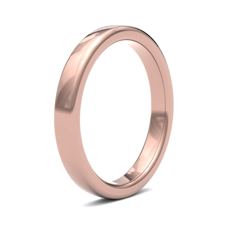 Embrace Comfort and Elegance: Ladies Soft Court Profile Wedding Bands.