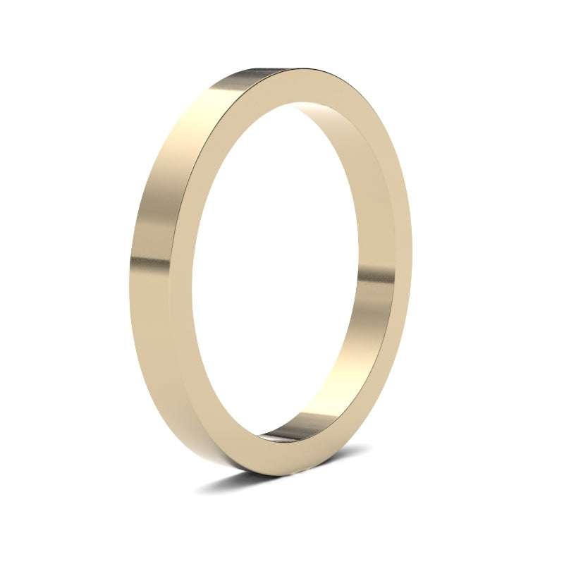 Explore Our Selection of Ladies' Flat Profile Wedding Bands.