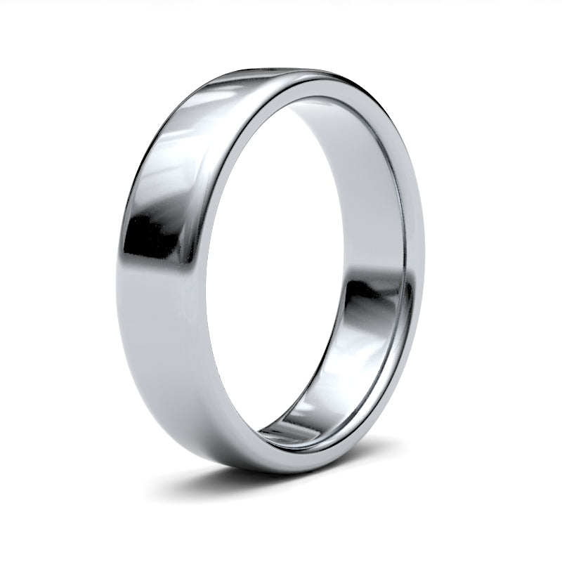 Men's Comfort Fit Wedding Ring with Soft Court Profile